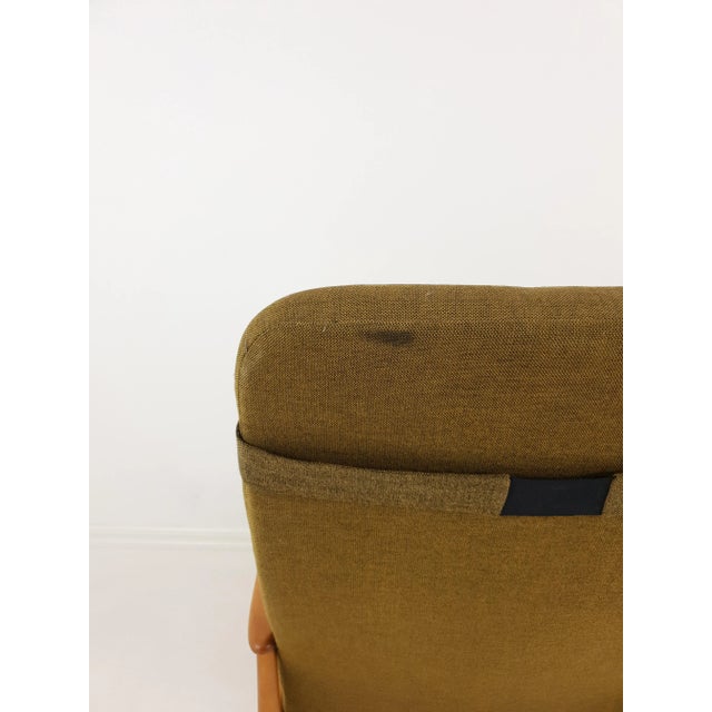 Wood Vintage Scandinavian Beech Armchair, 1970s For Sale - Image 7 of 10