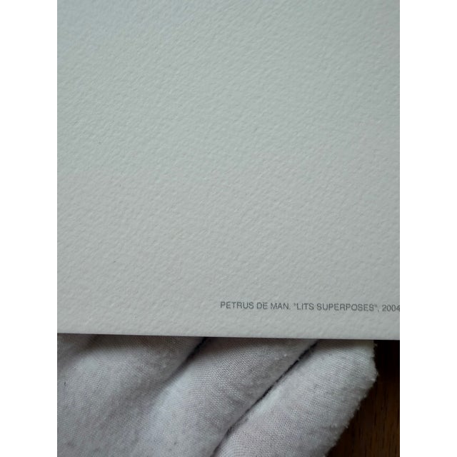 2020s Petrus De Man, Lits Superposes, 2004, Copyright by P. De Man 2015, Printed in Belgium For Sale - Image 5 of 11
