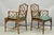Hollywood Regency Vintage Chinese Chippendale Faux Bamboo Wood Fretwork Dining Arm Chairs - A Pair For Sale - Image 3 of 14