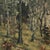 Antique Framed Oil Painting on Canvas by Arthur H. Maillien (1888-1962) 'Sunlit Trees' For Sale - Image 12 of 15