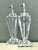 Transparent Vintage Lucite Paddle Lamps - A Pair For Sale - Image 8 of 12