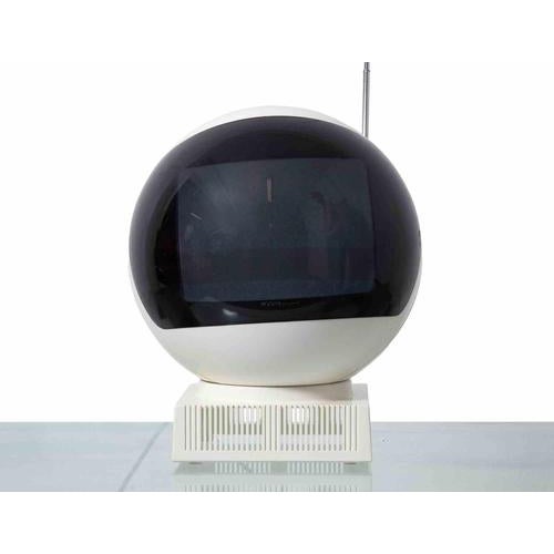 An iconic JVC “Videosphere” portable television, one of the most recognizable examples of Space Age industrial design from...
