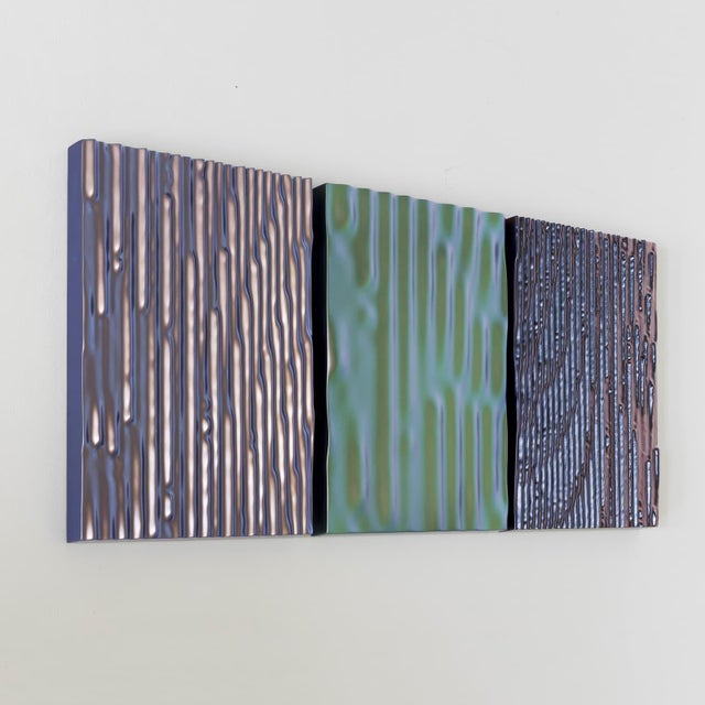 Willi Siber (*1949) Triptych of Wall Objects, Germany 2024 For Sale - Image 11 of 14