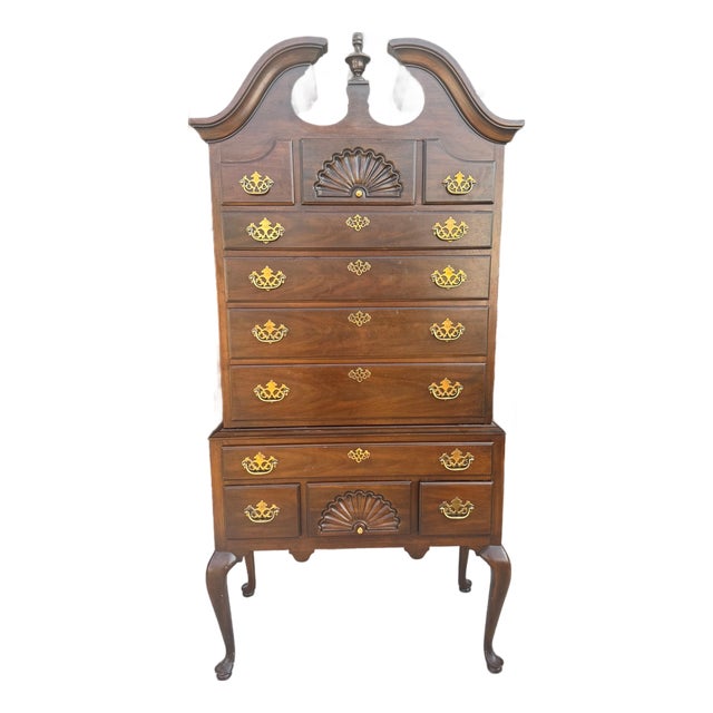 Early 20th Century Drexel Highboy Chest of Drawers For Sale