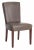 Modern 19''H Leather Side Chair , Clay & Cherry Mahogany - a Pair For Sale - Image 3 of 10