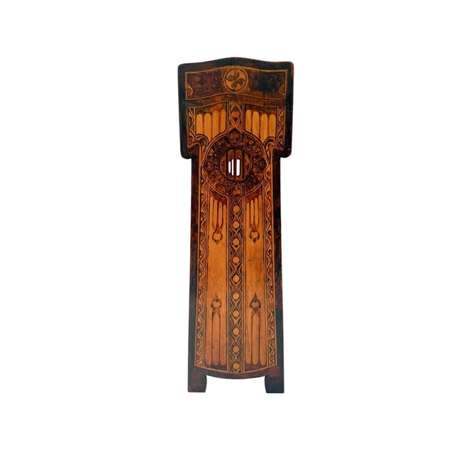 Umbrella Stand in Hand-Painted Fruitwood, 1890s For Sale - Image 6 of 11