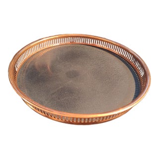 1960s Copper Kraft Serving Tray For Sale