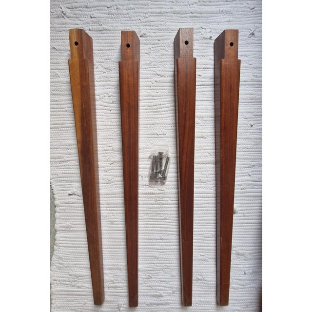 Round Extendable Table in Teak, 1960s For Sale - Image 11 of 12