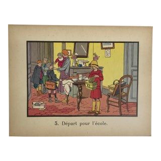 Jean-François Raffaëlli – French Educational Illustration / Children E For Sale