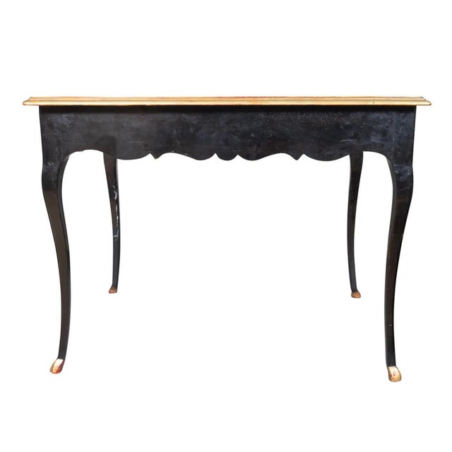 Wood Early Louis XV Ebonized Writing Table For Sale - Image 7 of 10