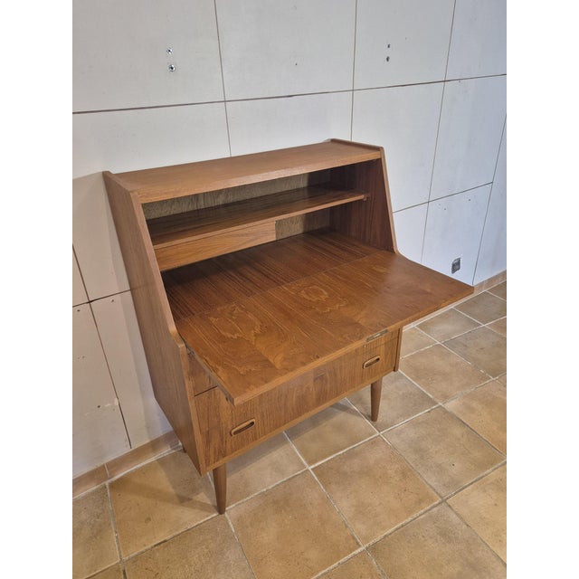 Vintage Norwegian Secretaire in Teak, 1960s For Sale - Image 10 of 13