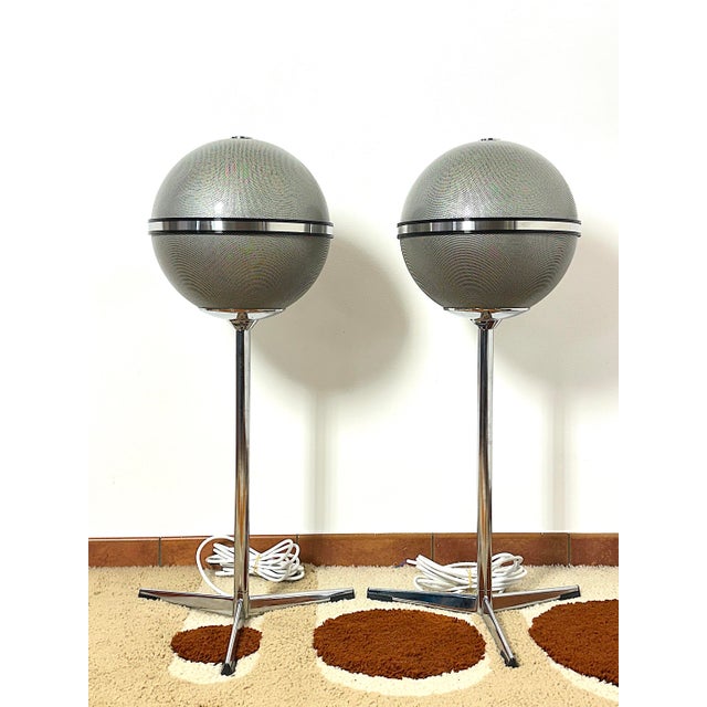 Vintage Grey Audiorama 7000 Speakers from Grundig, Germany, 1970s, Set of 2 For Sale - Image 17 of 17