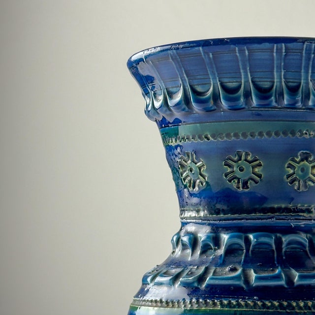 Vintage Ceramic Vase by Aldo Londi for Bitossi, 1970s For Sale - Image 12 of 15