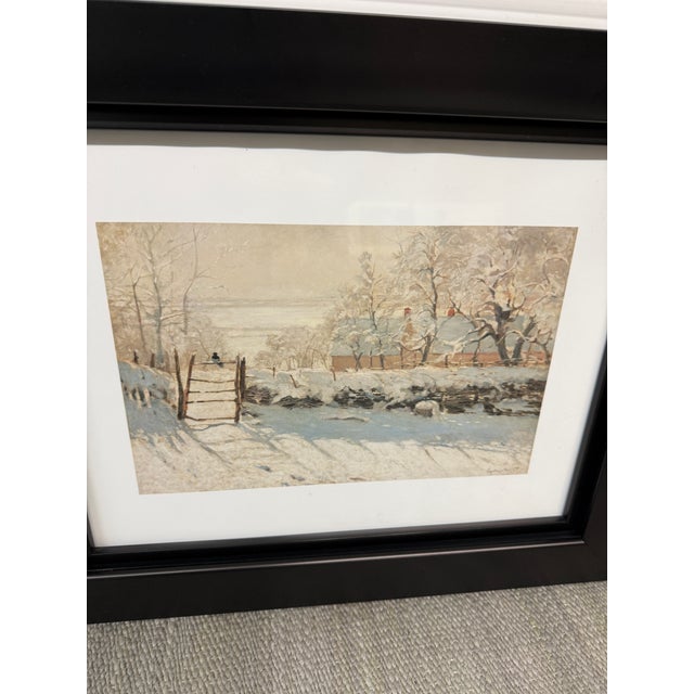 Claude Monet "Adolph in Garden" + "The Magpie" Reproduction Prints, Set of Two For Sale - Image 11 of 12