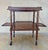 Brown French Art Deco Folding Bar Cart with Drop-Leaf Shelves, Walnut Veneer, c. 1930 For Sale - Image 8 of 9