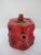 Mid 20th Century Chinese Red Lacquer Tree Trunk Branch Handle Squirrel Finial Lid Teapot For Sale - Image 5 of 15
