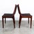 1960s Mid Century Danish Modern Dining Chairs Johannes Andersen Set 5 Rosewood Brown For Sale - Image 9 of 10