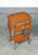 Napoleon iii bedside table in veneered and inlaid wood, with two drawers and a shelf at the base. 19th century period 19th...