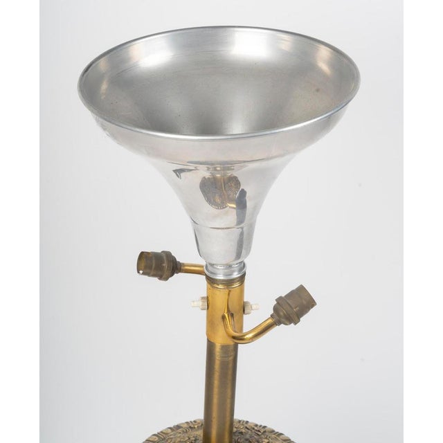 Large Table Lamp in Satsuma Porcelain and Gilt Bronze, 19th Century For Sale - Image 4 of 11