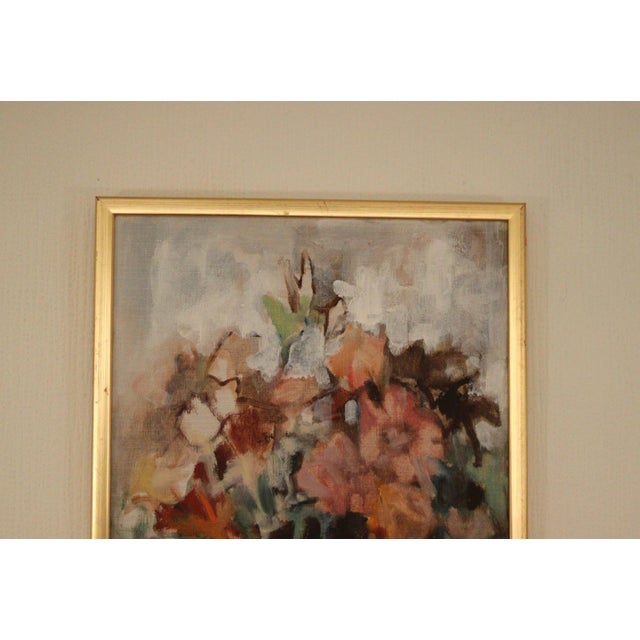 Pia H. Campbell, Bloom, 1950s, Oil on Canvas, Framed For Sale - Image 10 of 17