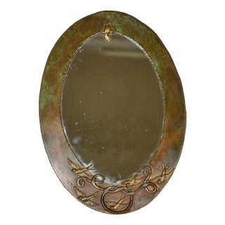 Art Nouveau Dressing Mirror in Metal, 1900s For Sale