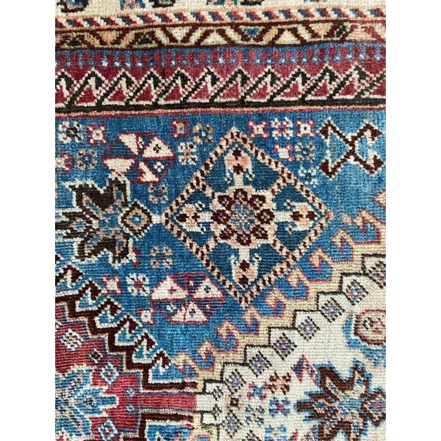 Textile Vintage Wool Ghashghaei Rug, 1930s For Sale - Image 7 of 18