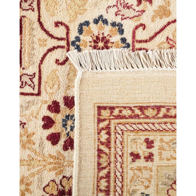2010s Mogul Collection Hand-Knotted Area Rug - Ivory 8' 1" x 10' 2" For Sale - Image 5 of 9