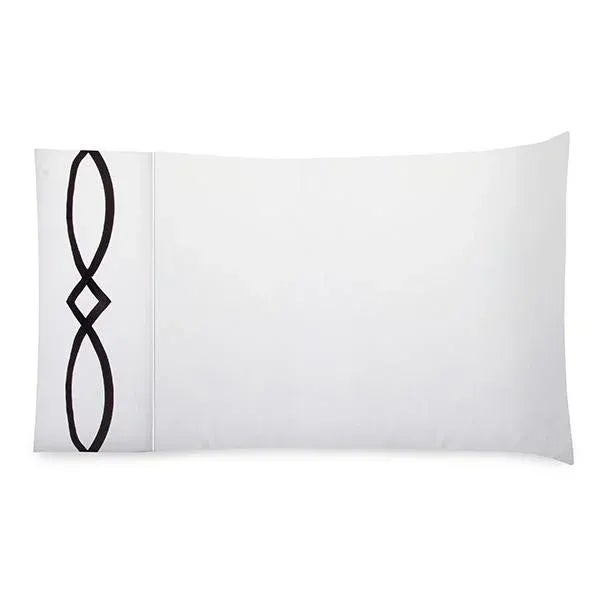 Not Yet Made - Made To Order Zoe Cotton King Pillowcase, White For Sale - Image 5 of 5