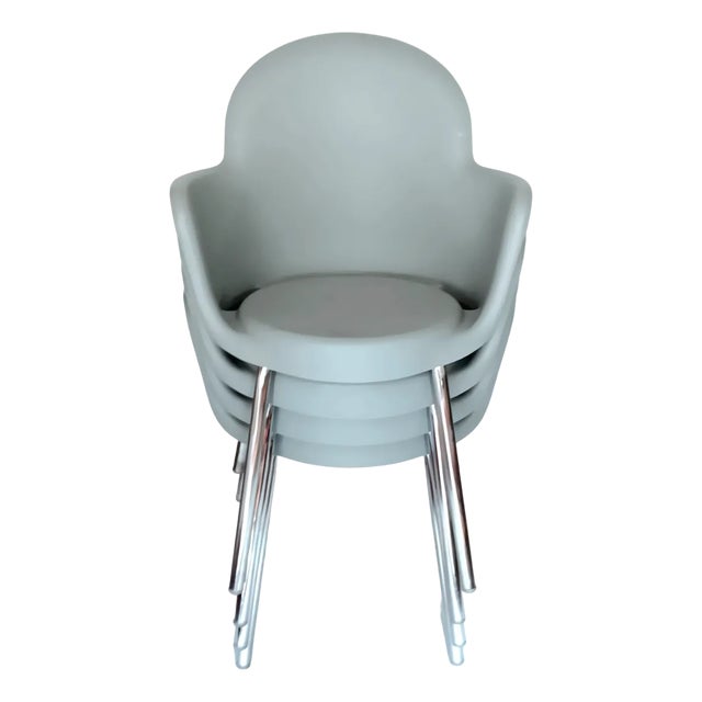 Model Gogo Chairs by Marcello Ziliani for Sintesi, 1980s, Set of 4 For Sale