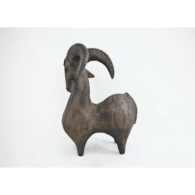 Ceramic Goat from Dominique Pouchain, 1990s For Sale - Image 4 of 8