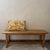 Vintage Raw Wood Bench For Sale - Image 5 of 6