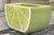 Vintage Lime Motif Vase or Napkin Holder For Sale In Seattle - Image 6 of 16