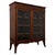 Antique English Mahogany Glazed Display Cabinet Vitrine, 1800s For Sale - Image 6 of 13