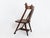 Wood Antique Mission Oak / Victorian Library Side Chair With Carved Gargoyles For Sale - Image 7 of 12