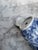 1980s Blue and White Flowers Porcelain Planter For Sale - Image 10 of 13