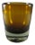 Handblown Citrine Amber Lowball Glass Tumblers - Set of 8 For Sale