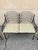 Metal Contemporary Scrolling Wrought Iron Patio Loveseat & Arm Chair Set - 4 PCS For Sale - Image 7 of 18