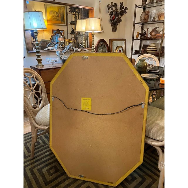 LaBarge Octagonal Gilt Mirror For Sale - Image 9 of 10