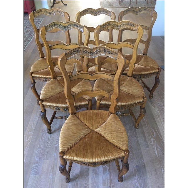 Pierre Deux French Country Dining Chairs 6 Chairish