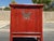 1930s Antique Chinese Asian Red Lacquer Butterfly Cabinet ~ Wedding Storage Chest For Sale - Image 5 of 16