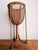 1910s Carved Fruitwood Plant Stand With Cane Basket For Sale - Image 4 of 12