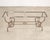 French Belle Époque Steel Marble Bronze Pâtisserie Table Console For Sale - Image 18 of 18