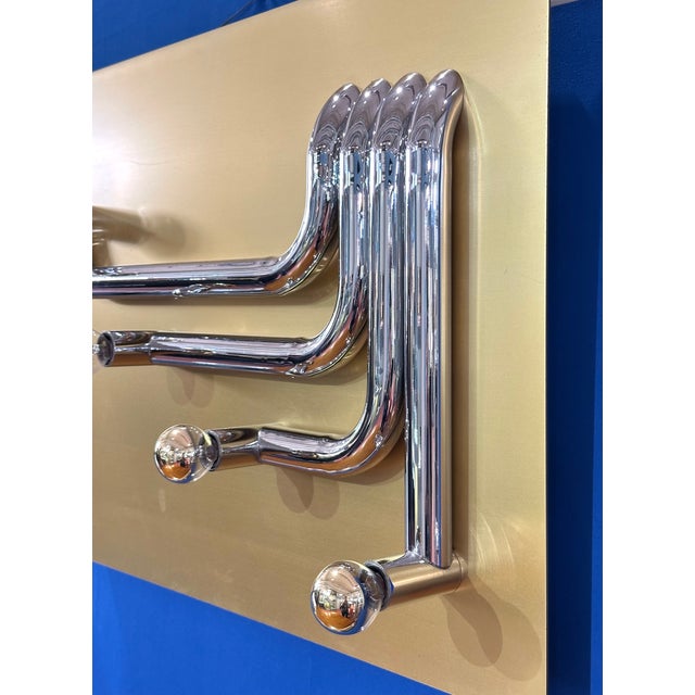 Metal Applique Panels by Giacomo Benevelli for Missaglia, 1970s, Set of 3 For Sale - Image 7 of 18