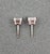 Metal 1.00 Ct Princess Cut Diamond Studs, Pair For Sale - Image 7 of 8