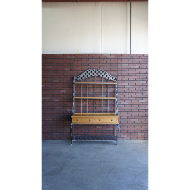 Ethan Allen Country French Baker's Rack With Console Chairish