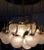 Magnificent ceiling lamp, made of gold-plated brass, with 55 Murano glass blocks, the condition is excellent. I have...