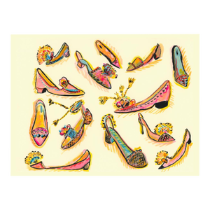 Fancy Shoes Contemporary Figurative Reproduction Print by Pauline De Roussy De Sales