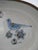 Mexican El Palomar Ken Edwards Blue Bird Tonala Mexico Pottery Oval Serving Bowl Platter For Sale - Image 3 of 9