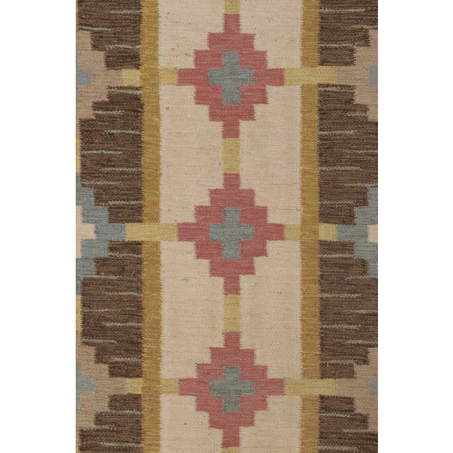 1960s Vintage Scandinavian Runner With Sverker Greuholm Inspired Design - Rug & Kilim For Sale - Image 5 of 9
