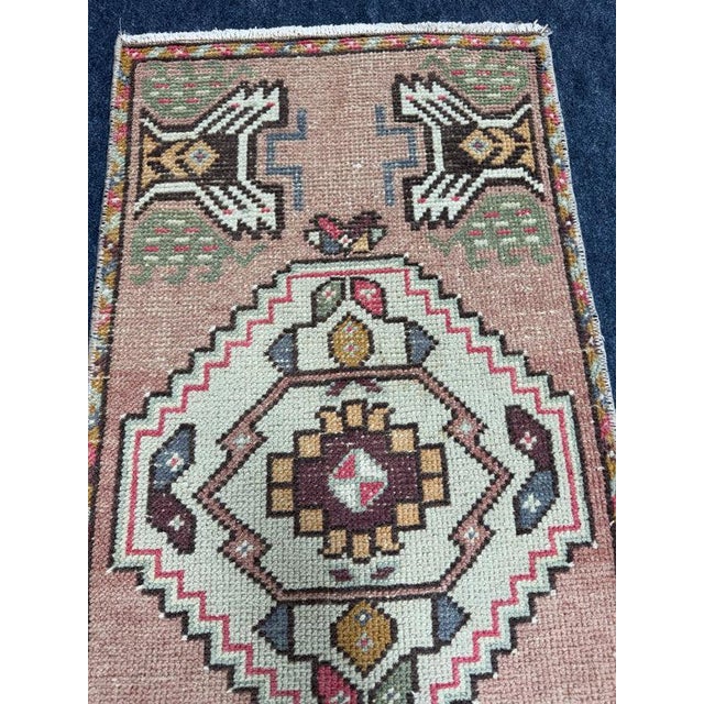 Turkish Yastik Rug 1'8" x 3'2" For Sale - Image 4 of 5